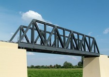 Gitterträgerbrücke,   Bausatz Polystyrol,  cnc gefräst,  Spur 1,   1 : 32