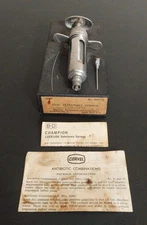 Veterinary Syringe B-D Champion Stainless Glass Vintage Cattle Farm Injection US