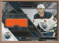2019-20 Upper Deck SPX CONNOR McDAVID Extravagant Materials Jersey