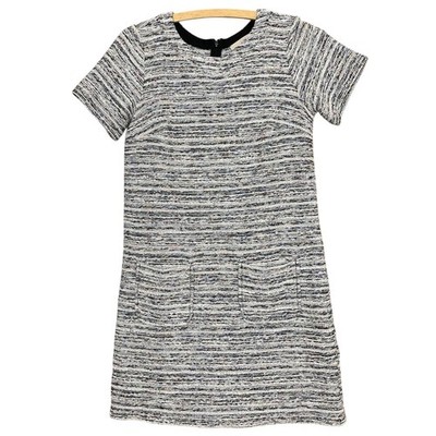 Women's Ann Taylor Loft Tweed Twill Flecked Pocketed Designer Dress - Size XS
