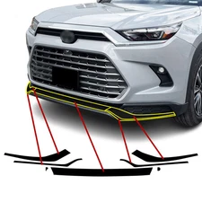 Fits Toyota Grand Highlander 2024-2026 Chrome Delete Decal Blackout Vinyl Film