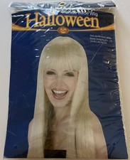 Blonde Wig Halloween Costume Cosplay. One Size Fits Most.