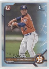 2022 Bowman Prospects Sky Blue Border 231/499 Dauri Lorenzo #BP-11 a0s