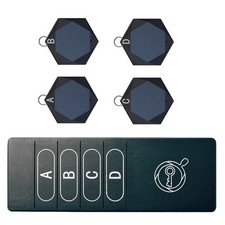 1 Set 4-in-1 Key Finder Wireless Alarm Anti Lost Key Wallet Tracker Accessories