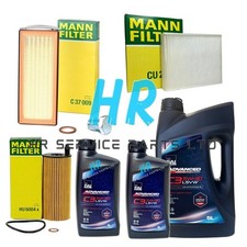 MANN FILTERS SERVICE KIT & 7L FAI PRO OIL FOR BMW 430d 2.0 F32 MSPORT 13-20