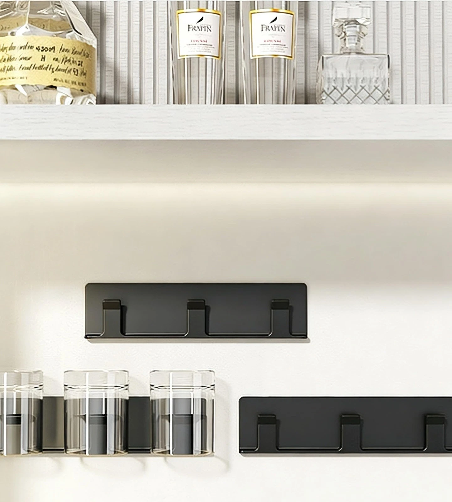 Coffee Mug Wall Rack, Mug Holder Wall Mounted,Mug Holder Rack Coffee Cup Hang...