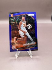 Saniya Rivers 2025 Panini Prizm WNBA - Blue Velocity RC #131 Connecticut Sun