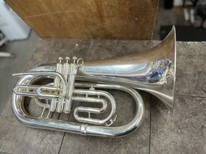 King 1130SP Marching Euphonium in Silver Plate