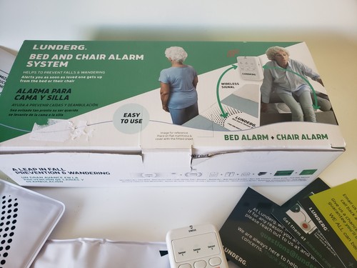 Lundberg Early Alert Bed And Chair Alarm System w Wireless Sensor Pad & Monitor - Picture 5 of 6