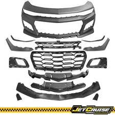 Fits 19-24 Chevy Camaro LS LT1 Front Bumper Conversion Cover ZL1 1LE Style PP