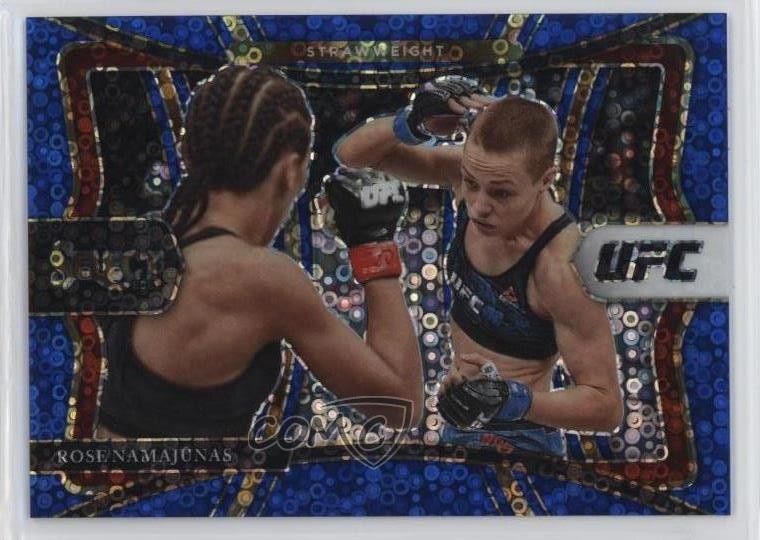 2021 Panini Select UFC Premier Level Blue Disco Prizm 79/99 Rose Namajunas 14vb