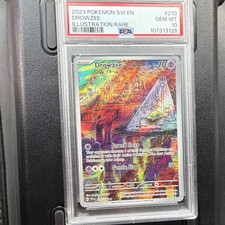 Pokemon PSA 10 Drowzee 210/198 Illustration Rare Holo SV01 Scarlet & Violet EN