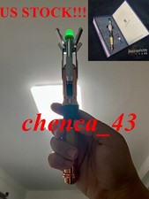 Stocked Doctor Who 11th Metal Sonic Screwdriver Cosplay Props Replica LED Light