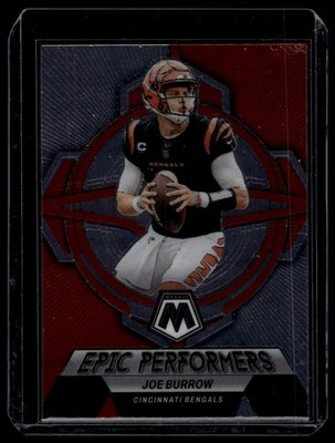 2023 Panini Mosaic #EP-JB Joe Burrow Epic Performers