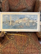 Raoul Dufy Watercolor signed style of (1877 – 1953) Art Regatta French