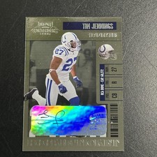 Tim Jennings Rookie Ticket Auto 2006 Playoff Contenders #124