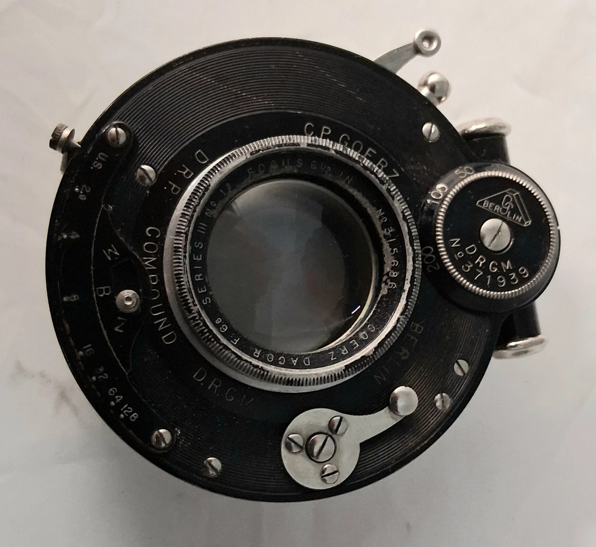 DAGOR 210mm f/6.8 レンズ Goerz Camera Lenses f/6.8 Maximum Aperture for sale | eBay