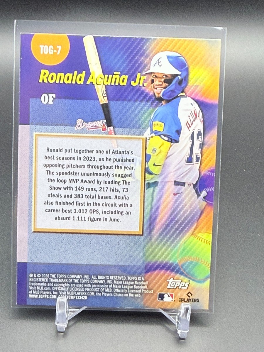 2026 Topps TITANS OF THE GAME Ronald Acuna Jr. #TOG-7 - Atlanta