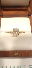Brilliant Earth 1.51 Carat Engagement Ring, Oval, Super Ideal Cut, 18k Gold Band