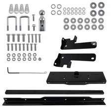 Complete Gooseneck Hitch Kit for Chevy GMC 2500 3500 HD 2016-2019 30000LB Towing