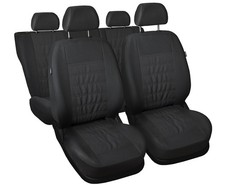 Kunstleder Autositzbezüge Schonbezüge Grau Set für Suzuki Splash I I Fl