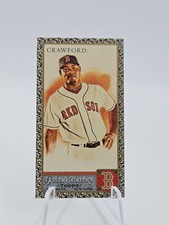 2011 Topps Allen & Ginter CARL CRAWFORD Mini #50 - Red Sox - Vintage Style