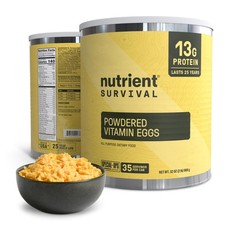Nutrient-Rich Freeze-Dried Egg Powder for Emergency Food Supply, Gluten-Free