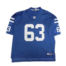 Vintage Indianapolis Colts Jeff Saturday Reebok Jersey Size 5XL NFL