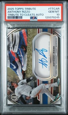 スポーツ選手 TOPPS TRIBUTE AUTOGRAPHS 2025 TOPPS TRIBUTE TRIBUTE TO CLEATS AUTOS #TTCAR ANTHONY RIZZO 35