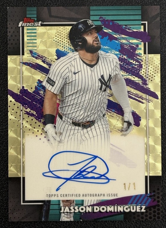 2026 Topps Finest 1/1 Superfractor Jasson Dominguez Auto Yankees 1/3000 Hobby