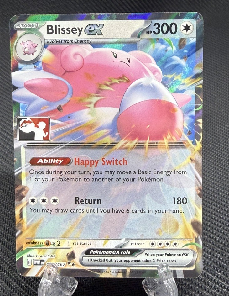 Blissey ex - 134/167 Prize Pack Series Cards NM Pokemon Card TCG