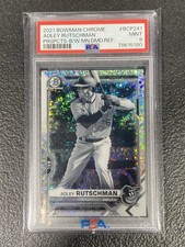 Adley Rutschman 2021 Bowman Chrome Prospect Black & White Mini Diamond PSA 9