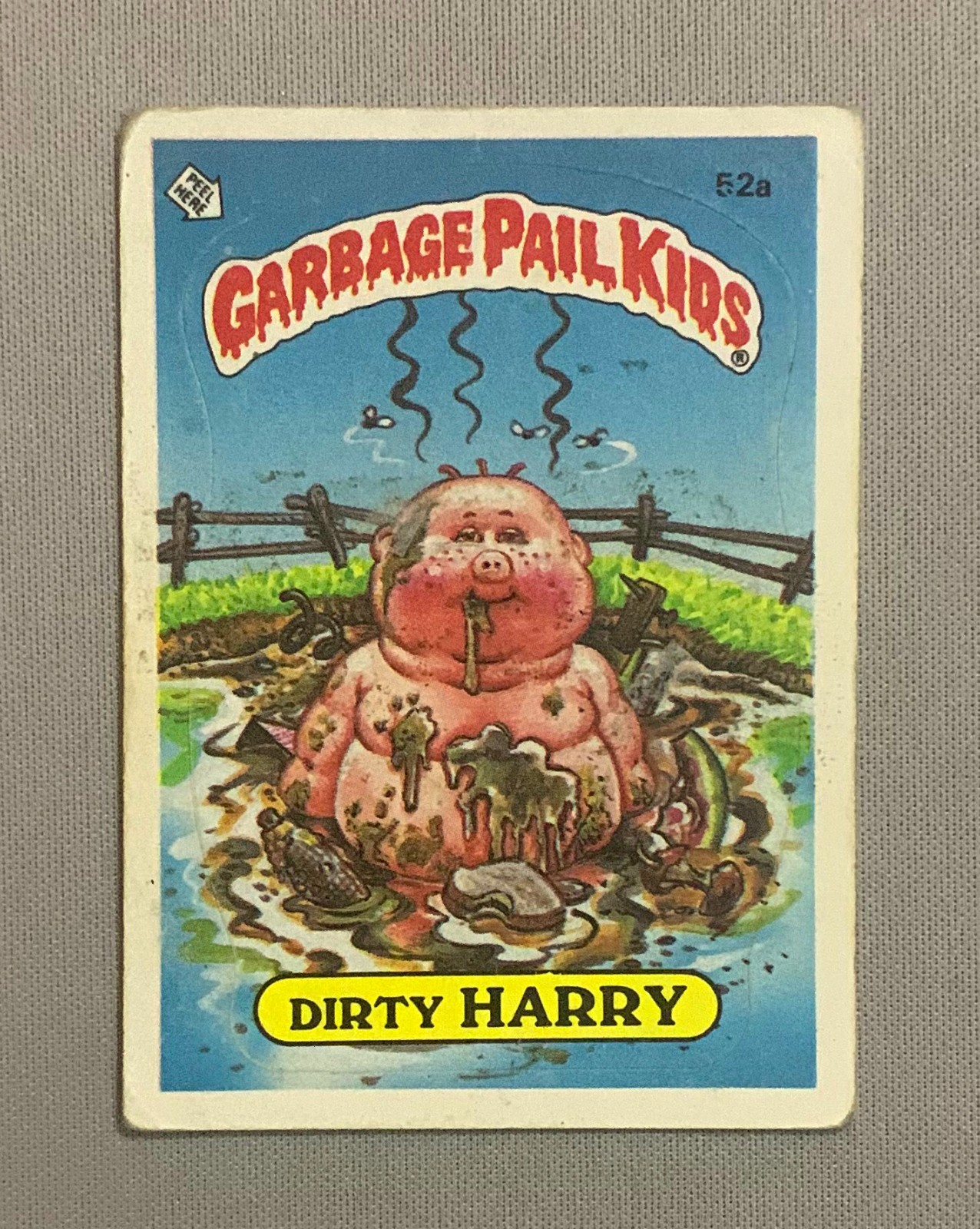 1985 Topps Garbage Pail Kids Series 2: Dirty Harry #52a