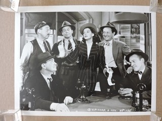 Rosalind Russell Cliff Edwards Regis Toomey original photo 1940 His Girl Friday