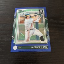 2024 Donruss - Optic Rated Prospects Jacob Wilson #181 Blue Velocity Prizm (RC)