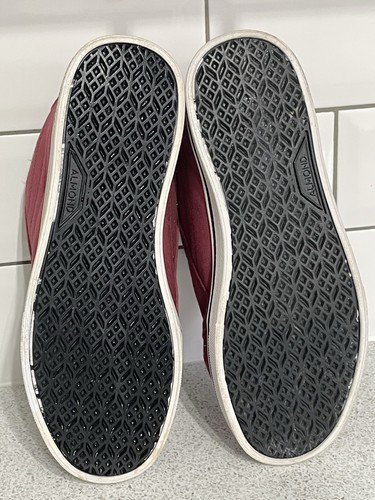 ALMOND FOOTWEAR JARED WASHINGTON 1 & 9 SIGNATURE RED BMX TRAINERS UK 8 RETRO - Picture 10 of 10