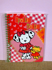 Vintage Sanrio Spottie Dottie Mini Spiral Notebook Paper Tablet Dog Cat New
