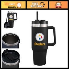 40oz Insulated Travel Mug - NFL Team Logo XL Tumbler for Hot Cold Beverages