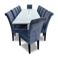 Esstisch 12 X StüHle Esszimmer Set Essgruppe Moderne Stuhle Tisch 13Tlg.
