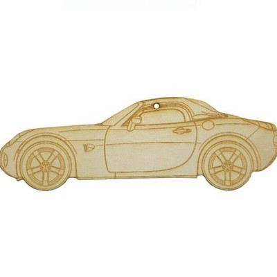 Laser-Engraved Birch Ornament, Style: Solstice/Saturn Sky ~5-inch Wide