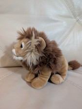 Animal Alley Stuffed Plush Tan Brown Lion Toy 2000 14" EUC Toys R us