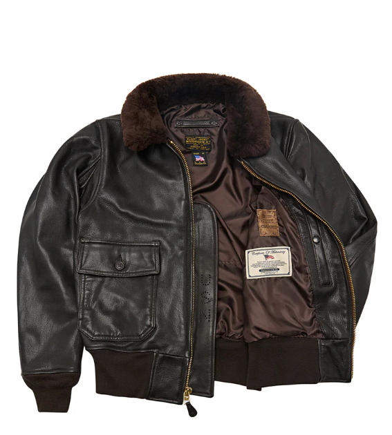 COCKPIT USA U.S. Navy Issue Mil Spec G-1 Jacket Made in USA Z2108N