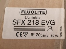 FLUOLITE SFX 218 EVG - 7399 1557 Lichtleiste Deckenleuchte Unterbauleuchte 2x18W