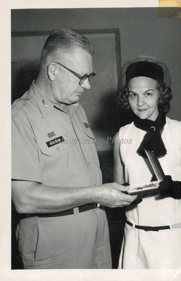 1966 Columbus Georgia Col Earl Holton Medal Ceremony Photo 5x7