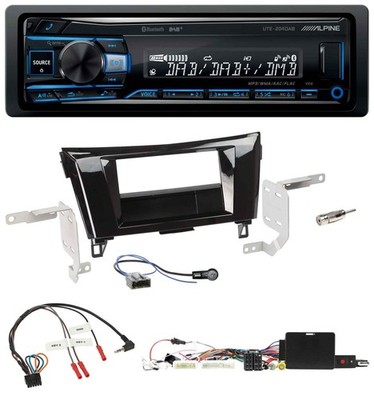 Alpine USB Bluetooth DAB Lenkrad Autoradio für Nissan Qashqai 19-21 X-Trail Kame