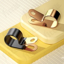 Metal P Clips Fastener Clamp Hose Conduit Tubing Cable Holder Tidy Sleeving Wire