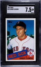 1985 Topps ROGER CLEMENS ROOKIE #181 SGC 7.5 #9557904 combined ship $5 unlimited