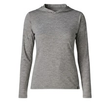 Patagonia Capilene Cool Daily Hoody Womens XS Feather Grey Sun Shirt NWT 45315