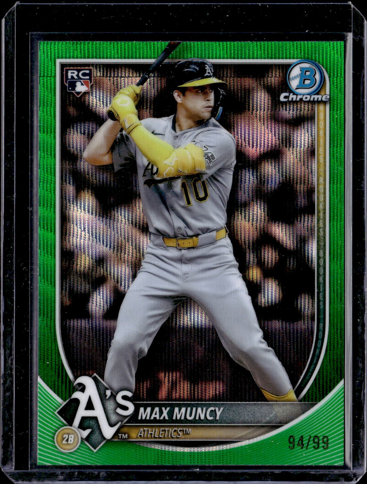 2025 Bowman Chrome #90 Max Muncy Green Wave #/99