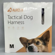 Auroth Tactical No Pull Dog Harness Size (M) Black NIB